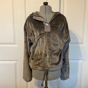 Plush Hooded sweat shirt